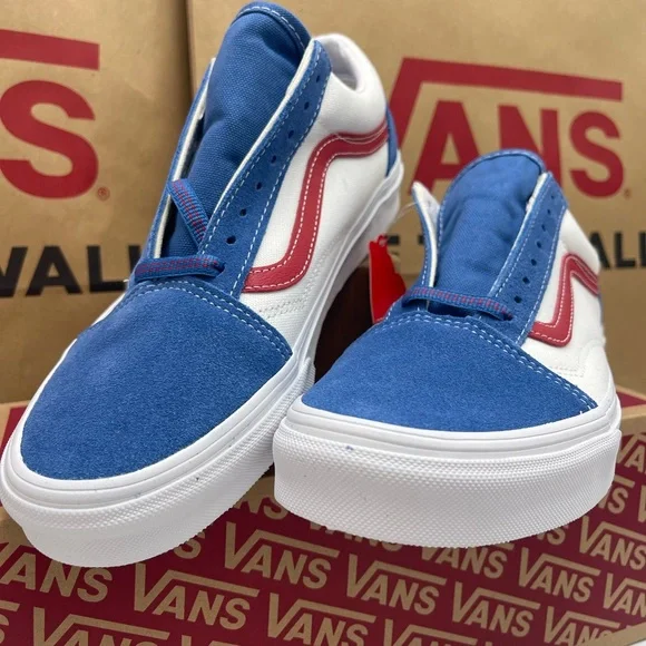 Vans Men’s Old Skool (SportPop) Vallartabl/Red SneakersVN0A38G19XG1